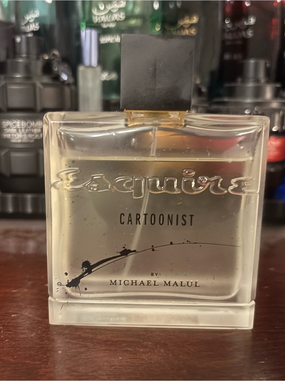Esquire Cartoonist by Michael Malul Eau de Parfum - Clear Amber Bottle